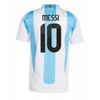 Argentinien Lionel Messi #10 Fußballbekleidung Heimtrikot Copa America 2024 Kurzarm